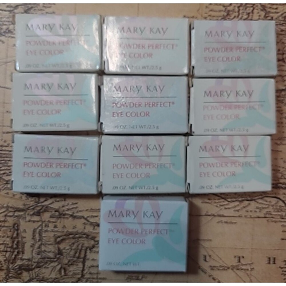 Lot of 10 - Mary Kay~POWDER PERFECT Eye Color New Old Stock Lot B